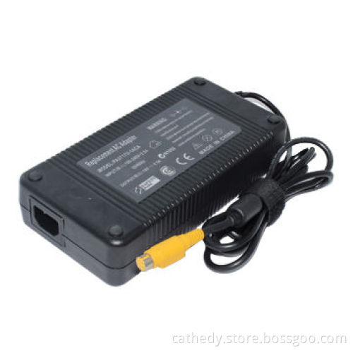 Original 19V/9.5A high-powered adapter with 4-hole yellow pins, 100% brand new, 100% genuine